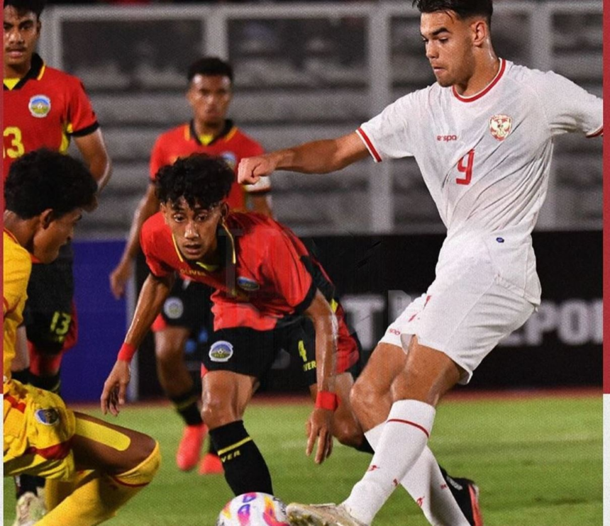 Timnas Indonesia U-20 vs Timor Leste. Foto: Instagram Timnas Indonesia