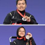 Atlet boccia Indonesia, Gischa Zayana dan Muhammad Afrizal Syafa, sukses mempersembahkan dua medali perunggu di Paralimpiade Paris 2024. Raihan ini menjadi sejarah baru bagi boccia Indonesia.(foto: NPC Indonesia)