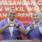 Pasangan Calon Walikota dan Wakil Wali Kota Bogor Atang Trinanto - Annida Allivia melakukan Medical Check Up (MCU) di RSUD Kota Bogor.