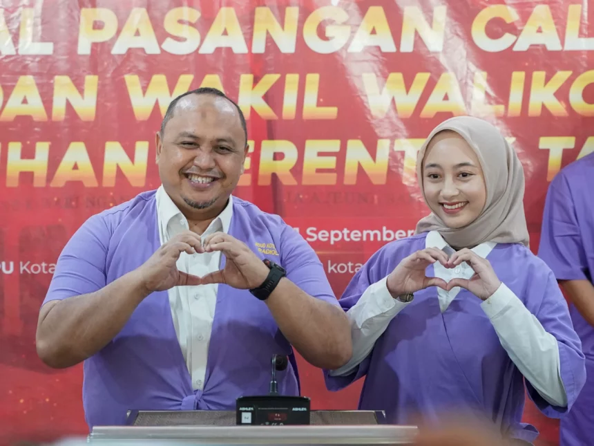 Pasangan Calon Walikota dan Wakil Wali Kota Bogor Atang Trinanto - Annida Allivia melakukan Medical Check Up (MCU) di RSUD Kota Bogor.