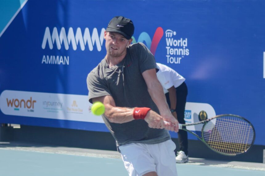 Petenis Britania Raya, Max Basing (21 tahun) bakal melakoni laga babak pertama seri kedua Amman Mineral Men's World Tennis Championship.