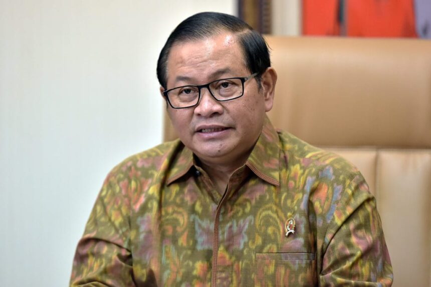 Cagub nomor urut 3, Pramono Anung. (Setkab.go.id)