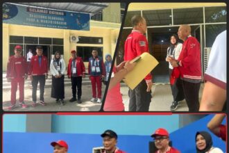 Jajaran Pemda Sulsel termasuk Pj Gubernur, menyaksikan laga di PON Aceh-Sumut 2024. Foto: dok humas