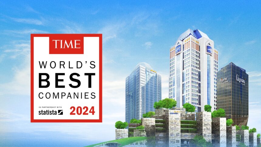 Bank Mandiri kembali mendapat pengakuan dari Majalah TIME dan masuk dalam daftar “World’s Best Companies 2024”. Foto: Bank Mandiri