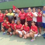 Ketua PP Pelti Nurdin Halid melepas enam petenis Indonesia mengikuti ATF U12 Team Competition Final di Shymkent Kajaksthan