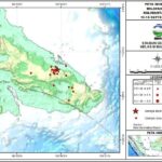 Peta Seismisitas, Kabupaten Berau, Kalimantan Timur, 15-16 September 2024. Foto: Badan Meteorologi, Klimatologi, dan Geofisika (BMKG)