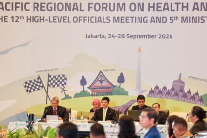 Para menteri dan pejabat senior dari kawasan Asia-Pasifik berkumpul di Pertemuan Pejabat Tingkat Tinggi (HLOM) ke-12 dan Pertemuan Menteri ke-5 Forum Regional Asia-Pasifik tentang Kesehatan dan Lingkungan (APRFHE).