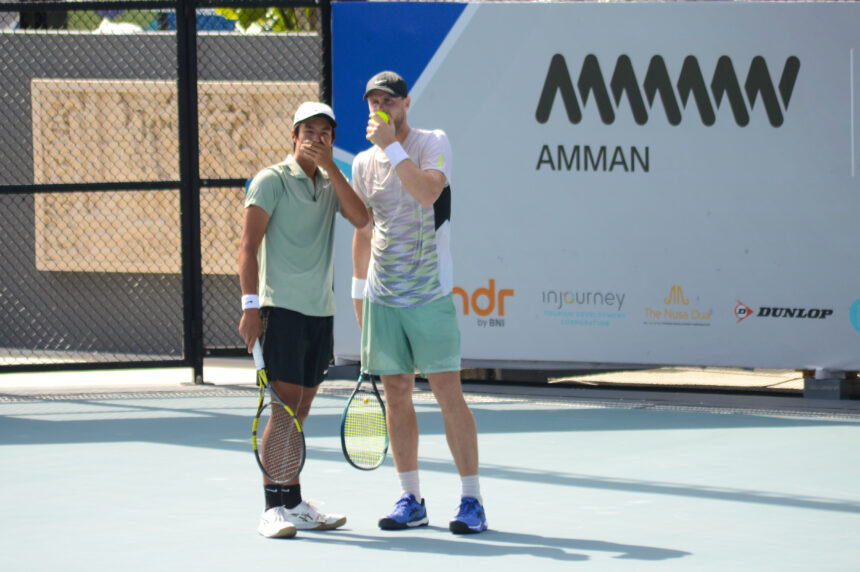 Ganda Indonesia-Australia, Nathan Anthony Barki/Blake Ellis, terhenti di semi final pekan ketiga Amman Mineral Men’s World Tennis Championship, Kamis, 12 September 2024.