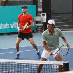 Ganda Indonesia/Australia, Nathan Anthony Barki/Blake Ellis, melenggang ke perempat final ajang Amman Mineral Mens World Tennis Championship.