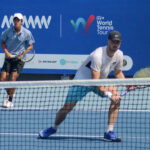 Pasangan Indonesia dan Ausralia, Nathan Anthony Barki /Blake Ellis berhasil meraih final perdananya di Bali National Tennis Center, The Nusa Dua.