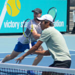 Gebuk Petenis Jepang Nathan/Blake di Amman Mineral Men’s World Tennis Championship. Foto/yoyo