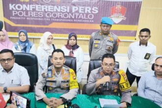 Polres Gorontalo merilis kasus tindak pidana kekerasan seksual terhadap anak. Foto: dok. Polres Gorontalo