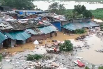 Dampak Topan Yagi di Myanmar. Foto: Medsos X