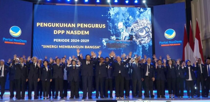 Pengukuhan Pengurus DPP Partai NasDem Periode 2024-2029. Foto: dok. NasDem