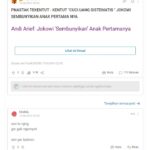 Komentar Andi Arief di kaskus yang mendapat respon Fufufafa. Foto: X @kafiradikalis