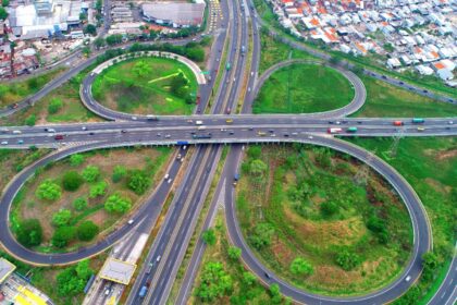 Ilustrasi simpang susun jalan tol. Foto: dok Jasa Marga