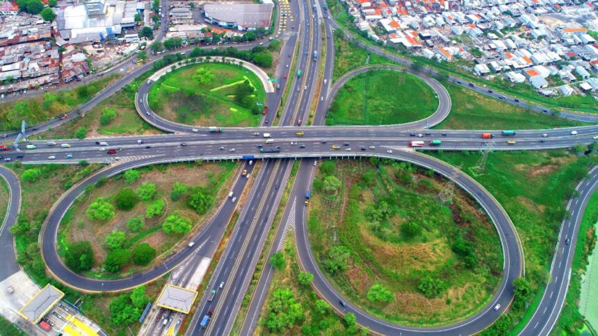 Ilustrasi simpang susun jalan tol. Foto: dok Jasa Marga