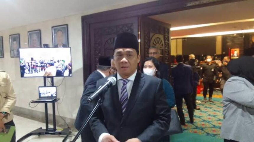 Ketua Tim Pemenangan RK-Suswono yang juga Ketua DPD Gerindra DKI, Ahmad Riza Patria. (Foto dok sekwan