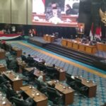 Rapat paripurna pengumuman pimpinan fraksi-fraksi di DPRD DKI Jakarta periode 2024-2029.(Foto Sofian/ipol.id