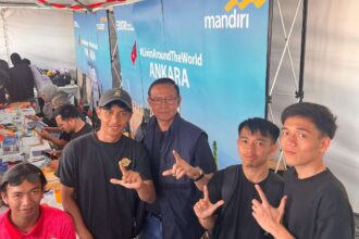 Bank Mandiri berkolaborasi dengan Kedutaan Besar Republik Indonesia (KBRI) di Ankara, Turki untuk memperkenalkan layanan Livin’ by Mandiri yang Adaptif dan Solutif. Foto: Dok Bank Mandiri