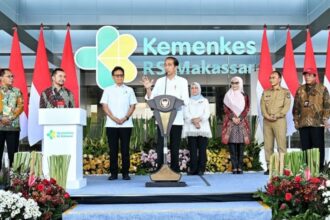 Presiden Joko Widodo didampingi Ibu Iriana Joko Widodo meresmikan Rumah Sakit Kementerian Kesehatan (RS Kemenkes) di Kota Makassar, Provinsi Sulawesi Selatan pada Jumat, 6 September 2024. Foto: BPMI Setpres