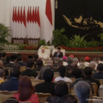 Paus saat bertemu Presiden RI di Jakarta Rabu (4/9/2024). Foto: Tangkapan layar youtube Setkab RI