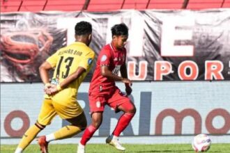 Malut United menang 2-1 lawan Semen Padang dalam pekan keempat Liga 1 2024-2025 di Stadion Sultan Agung, Bantul, Jumat (13/9/2024). (Foto: instagram/malutunitedfc)