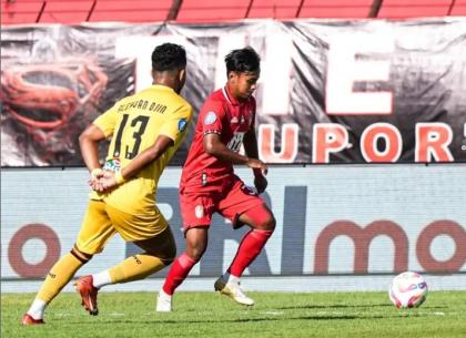 Malut United menang 2-1 lawan Semen Padang dalam pekan keempat Liga 1 2024-2025 di Stadion Sultan Agung, Bantul, Jumat (13/9/2024). (Foto: instagram/malutunitedfc)