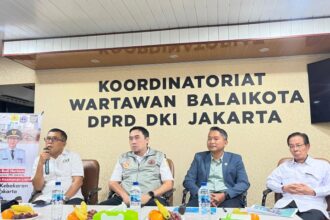 Diskusi pentingnya standarisasi perangkat listrik cegah kebakaran yang digelar di Balaikota, Jakarta.(foto sofian/ipol.id)