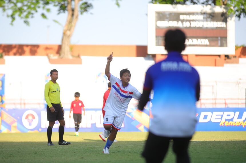 Muhammad Rayyan Taqi, pemain terbaik dan top skor Piala Menpora U-12 Liga Anak Indonesia 2024. Foto: Kemenpora