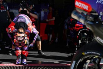 Pemuncak klasemen sementara MotoGP 2024 Jorge Martin. Foto: Gabriel Bouys/AFP