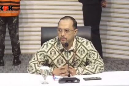 Juru Bicara KPK, Tessa Mahardhika Sugiarto. Foto: Live streaming YT @kpkri