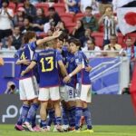 Para pemain Timnas Jepang. AFP