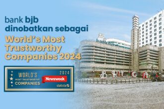 bank bjb masuk dalam jajaran World's Most Trustworthy Companies 2024 kategori perbankan global versi Newsweek