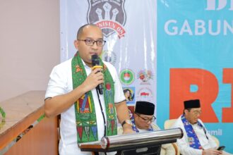 Sekjen Rekat Indonesia Raya dan juga Ketua Pembina Garnisun 08 (Gabungan relawan pendukung Ridwan Kamil dan Suswono), Heikal Safar mengapresiasi kegiatan Cawagub DKI Jakarta, Suswono yang peduli rakyat kecil. Foto: Joesvicar Iqbal/ipol.id