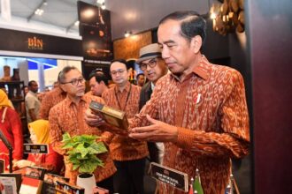 Presiden Joko Widodo (Jokowi) secara resmi membuka Trade Expo Indonesia (TEI) Ke-39 yang diselenggarakan di Indonesia Convention Exhibition (ICE), BSD, Kabupaten Tangerang, Provinsi Banten, Rabu (9/10/2024). Foto: BPMI Setpres