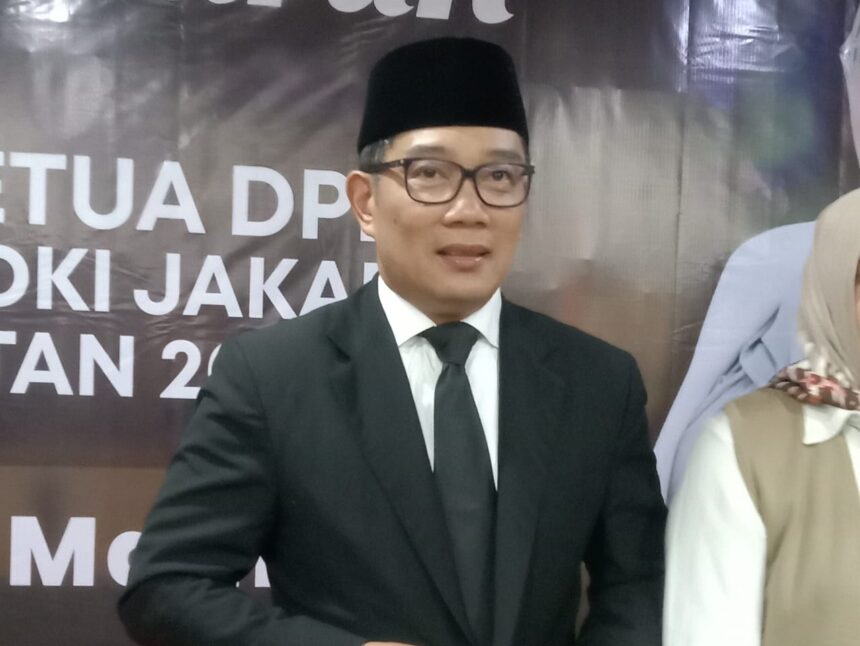 Calon gubenur DKI Jakarta nomor urut 1, Ridwan Kamil .(Foto Sofian/ipol.id