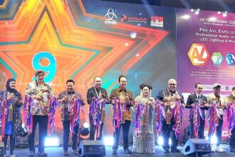 Momen Opening ceremony pameran PRO AVL 2024 di Hall D2 JIEXPO Kemayoran. Foto: ipol.id/Vinolla Romadhona