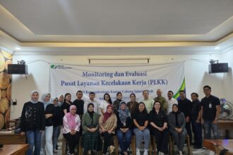 BPJS Ketenagakerjaan Kantor Cabang Jakarta Pluit menggelar acara Monitoring dan Evaluasi Pusat Kecelakaan Kerja (PLKK)