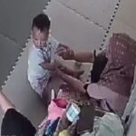 Aksi kekerasan terhadap anak di tempat penitipan anak (daycare) di Medan. Foto: IG, @cicianastasya__ (tangkap layar)