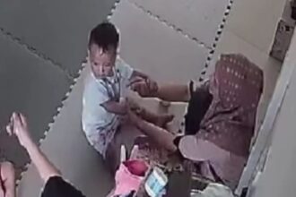 Aksi kekerasan terhadap anak di tempat penitipan anak (daycare) di Medan. Foto: IG, @cicianastasya__ (tangkap layar)