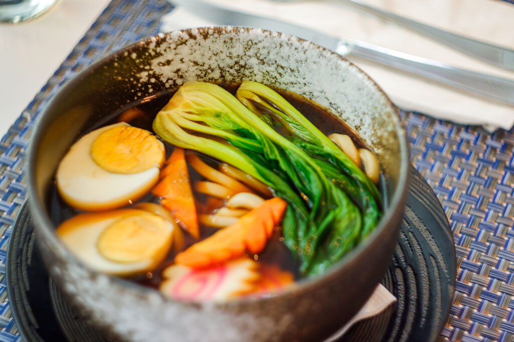 Pilihan sajian Udon di Incanto Restaurant, Fraser Residence Sudirman Jakarta. (Alidrian Fahwi/ipol.id)