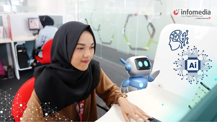 Dengan teknologi 3A, Infomedia berkomitmen untuk menjadi mitra digital terpercaya bagi pelanggan. Menciptakan value dalam setiap tahapan proses bisnis untuk menghasilkan efektifitas dan efisiensi yang optimal. Foto: Telkom Indonesia