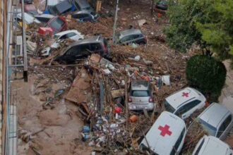 banjir bandang di Spanyol. Foto: