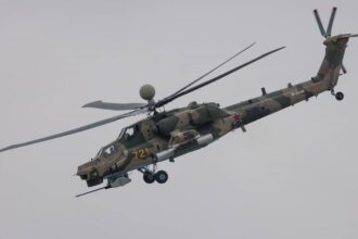 Helikopter Mi-28NM yang menjadi andalan AD Rusia. Foto: TASS