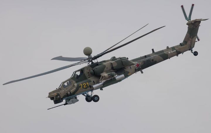 Helikopter Mi-28NM yang menjadi andalan AD Rusia. Foto: TASS