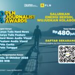 PT PLN (Persero) mengajak para insan Jurnalis untuk dapat berpartisipasi dalam ajang PLN Journalist Award (PJA) 2024. Mengusung tema "Salurkan Energi Bersih, Wujudkan Kolaborasi", periode pendaftaran PJA 2024 akan ditutup pada 31 Oktober 2024. Foto: Dok PLN