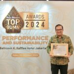 PT Pegadaian meraih dua penghargaan sekaligus di ajang Bisnis Indonesia TOP BUMN Awards 2024 yang berlangsung di Jakarta pada Rabu (02/10).