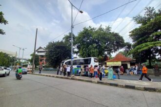 Terminal Kampung Rambutan, Ciracas, Jakarta Timur, akan menyiapkan tempat penitipan barang untuk calon penumpang bus Antar Kota Antar Provinsi (AKAP). Foto: Joesvicar Iqbal/dok/ipol.id