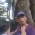 Viral tampang pelaku penendang kurir paket COD di Kota Malang. Foto: IG, @malangraya_info (tangkap layar)